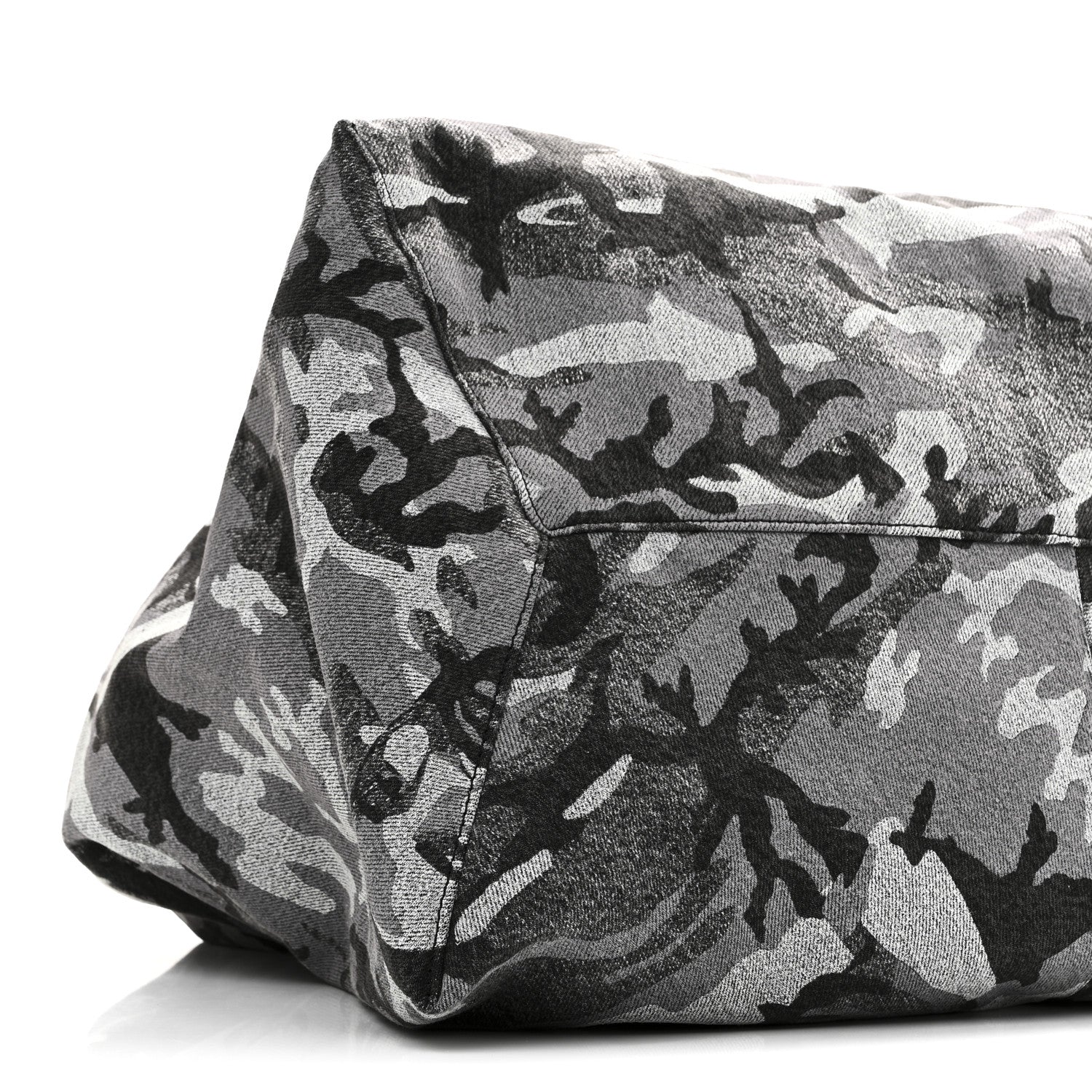 Marc Jacobs Denim Camo XL The Sack Bag Grey 9 of 10