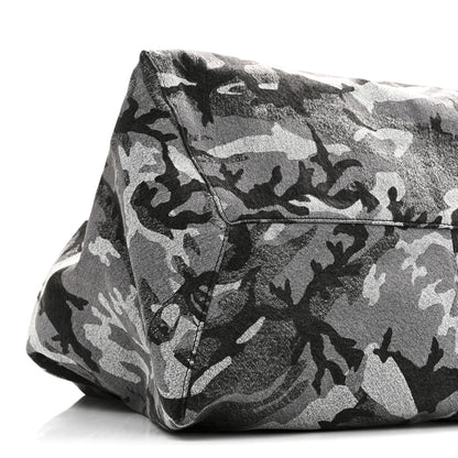 Marc Jacobs Denim Camo XL The Sack Bag Grey 9 of 10