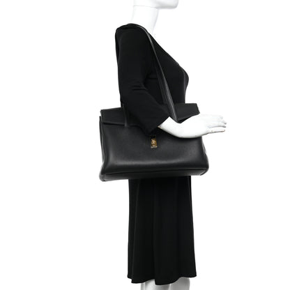Celine Supple Grained Calfskin Medium Soft 16 Bag Black 2 of 12