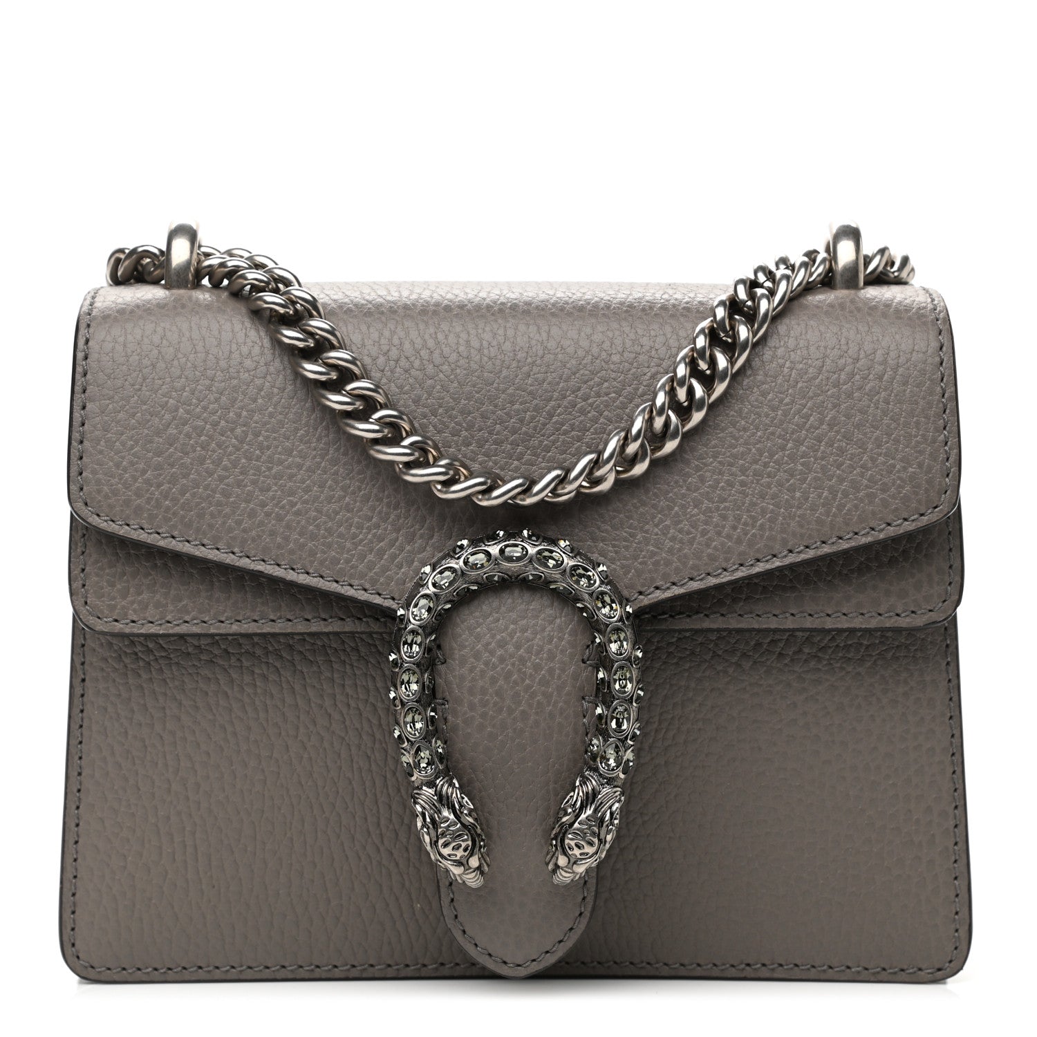 Gucci Calfskin Mini Dionysus Shoulder Bag Dusty Grey 1 of 12