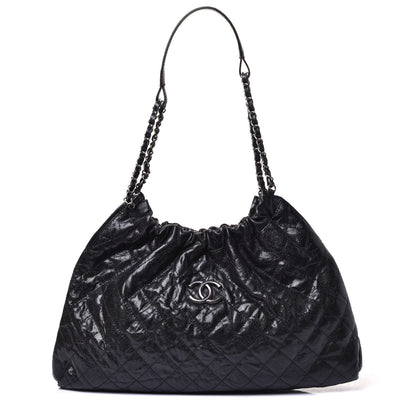 Chanel Caviar Quilted Medium Elastic Shopping Tote Black 1 of 9
