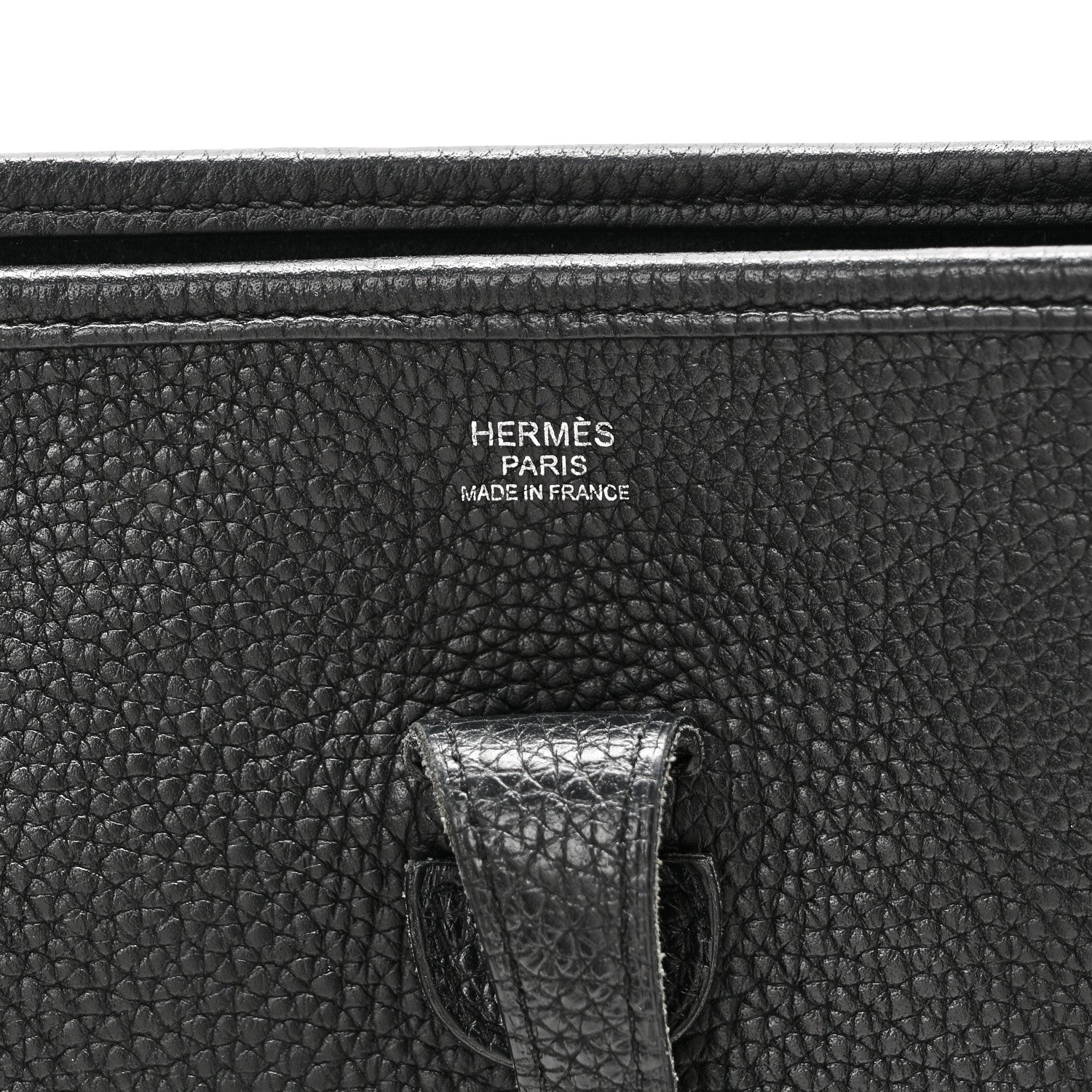 Hermes Taurillon Clemence Evelyne III PM Black 6 of 10