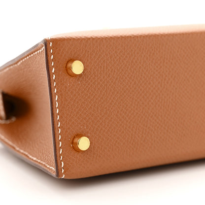 Hermes Epsom Mini Kelly Sellier 20 Gold 9 of 13
