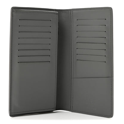 Louis Vuitton Calfskin Monogram Shadow Brazza Wallet Anthracite Gray 5 of 9