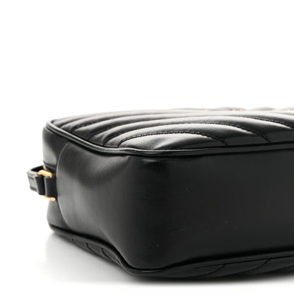 Saint Laurent Calfskin Matelasse Monogram Lou Camera Bag Black 9 of 10