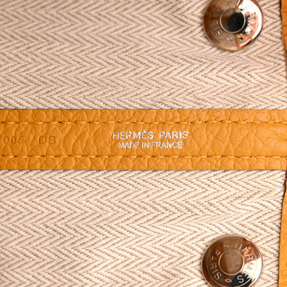 Hermes Vache Country Garden Party 30 TPM Jaune Ambre 7 of 16