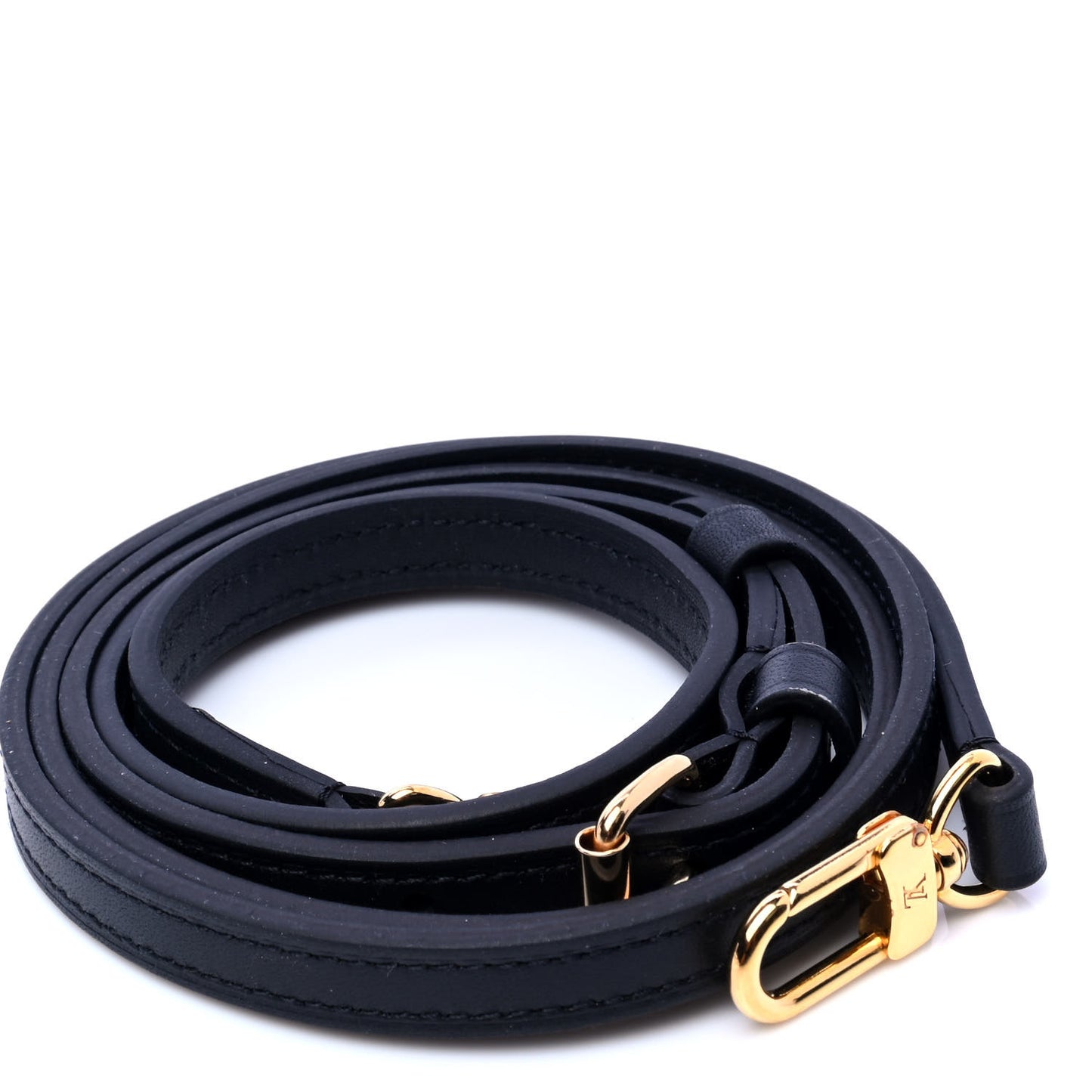 Calfskin Adjustable Shoulder Strap Black