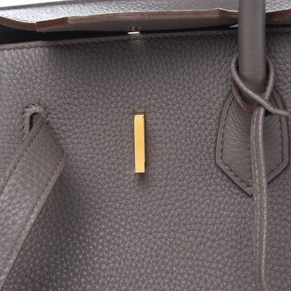 Hermes Togo Birkin 35 Etain 23 of 33