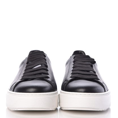 Louis Vuitton Calfskin Time Out Sneakers 39 Black 4 of 9