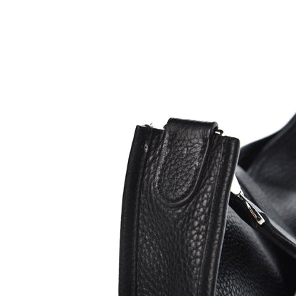 Hermes Taurillon Clemence Evelyne III GM Black 12 of 12