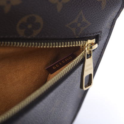 Louis Vuitton Monogram Braided Pochette Metis Safran 9 of 16