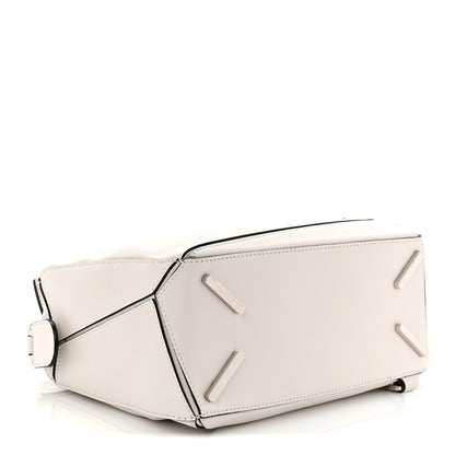 Loewe Calfskin Small Puzzle Bag White 4 of 9