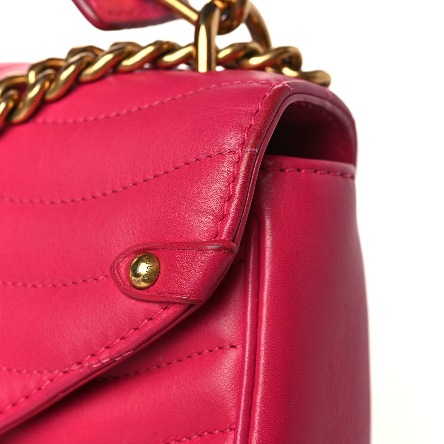 Calfskin New Wave Chain MM Rose Freesia