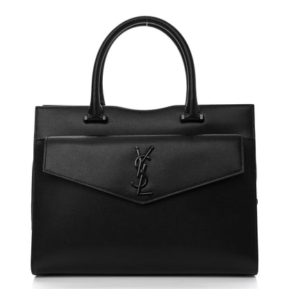 Saint Laurent Grain De Poudre Medium Uptown Tote Black 3 of 11
