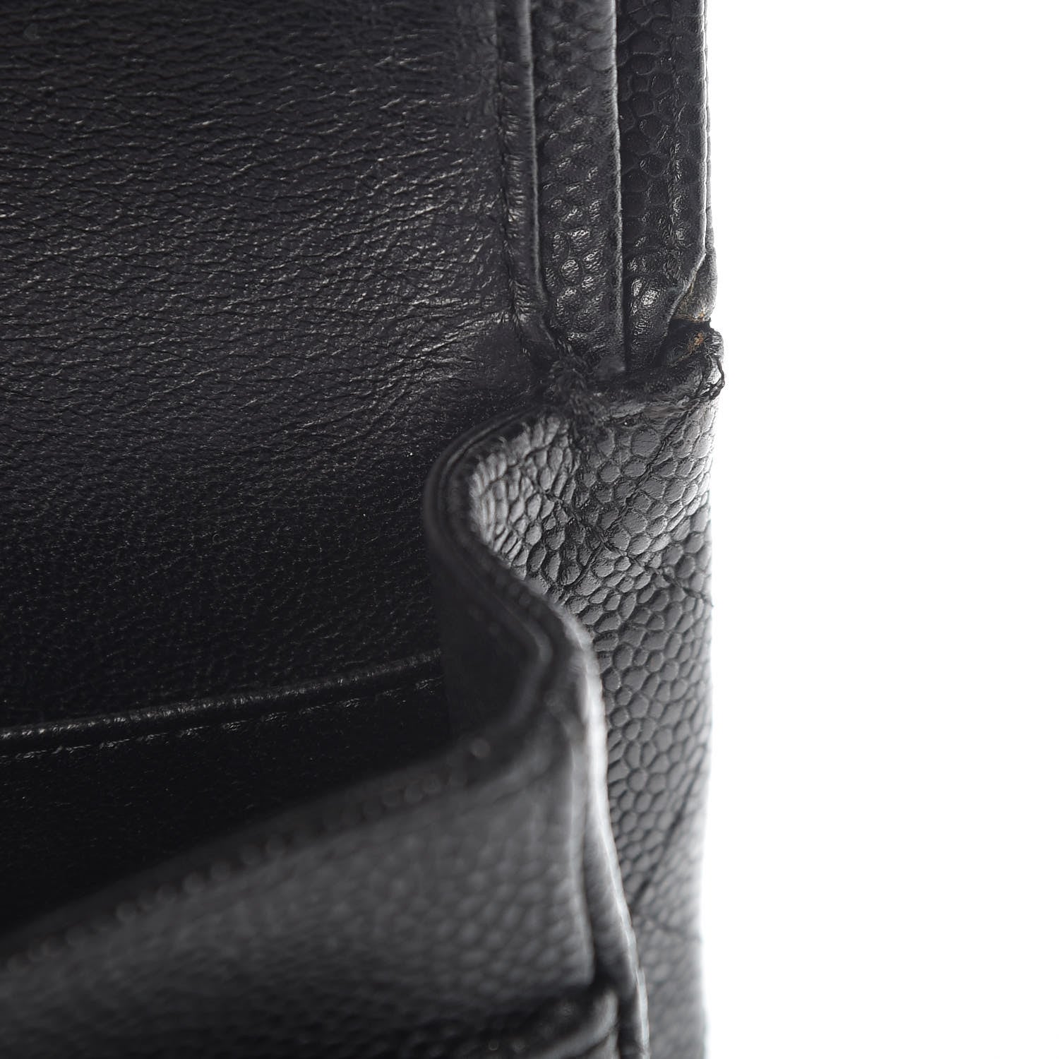 Chanel Caviar Quilted Medium Double Flap Black 10 of 12