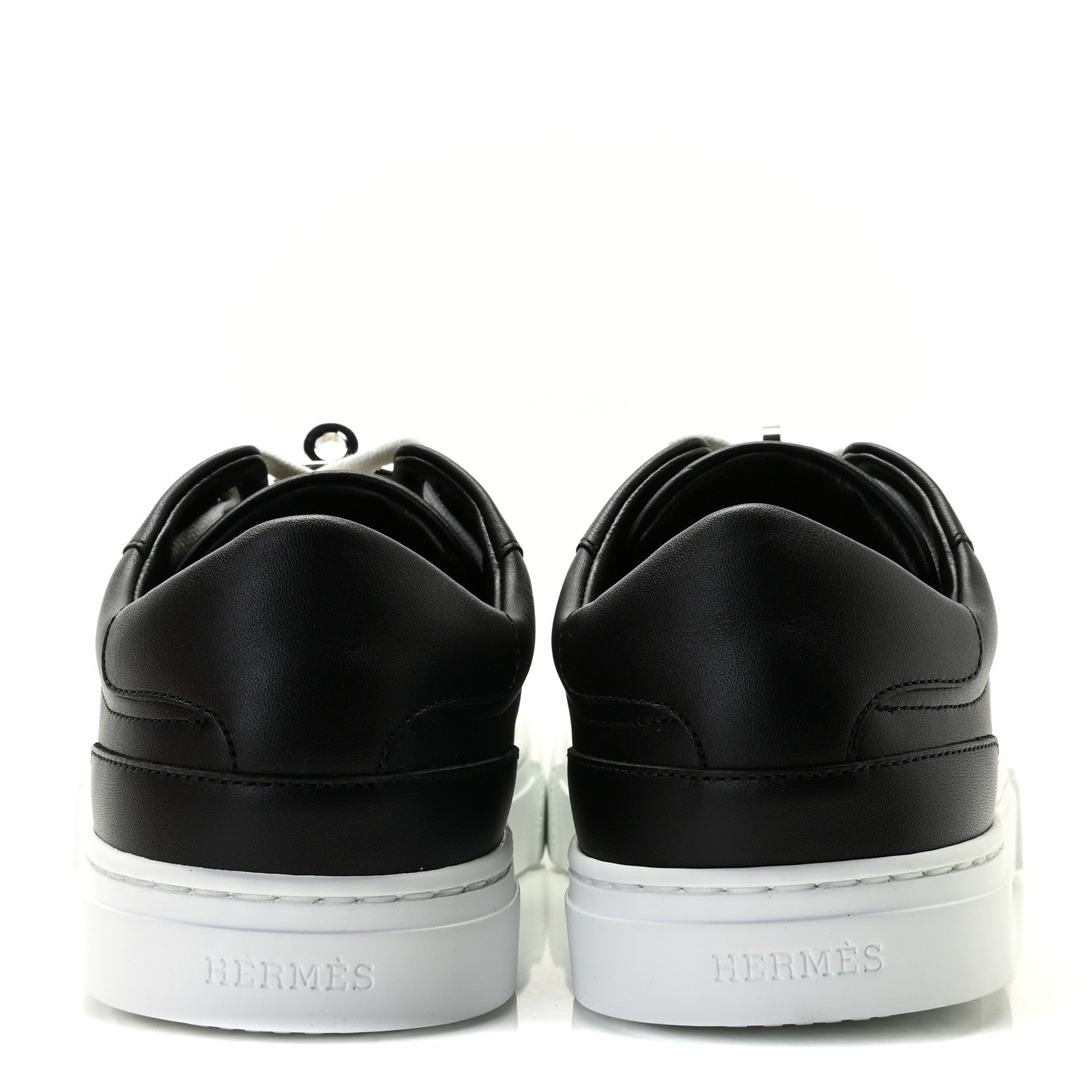 Hermes Calfskin Day Sneakers 37 Black 4 of 8