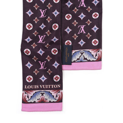 Louis Vuitton Silk Lettre A Louis Bandeau Bordeaux 2 of 3