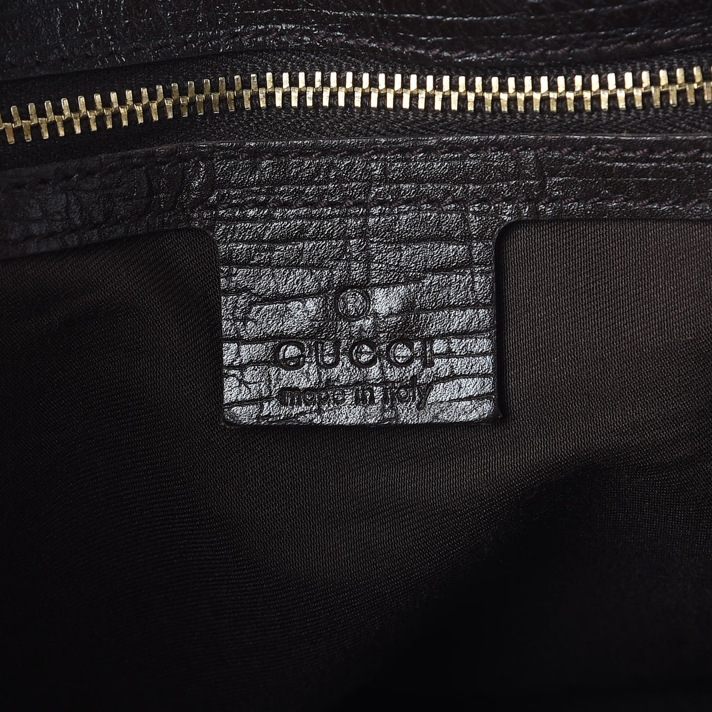 Monogram Large Horsebit Chain Hobo Dark Brown