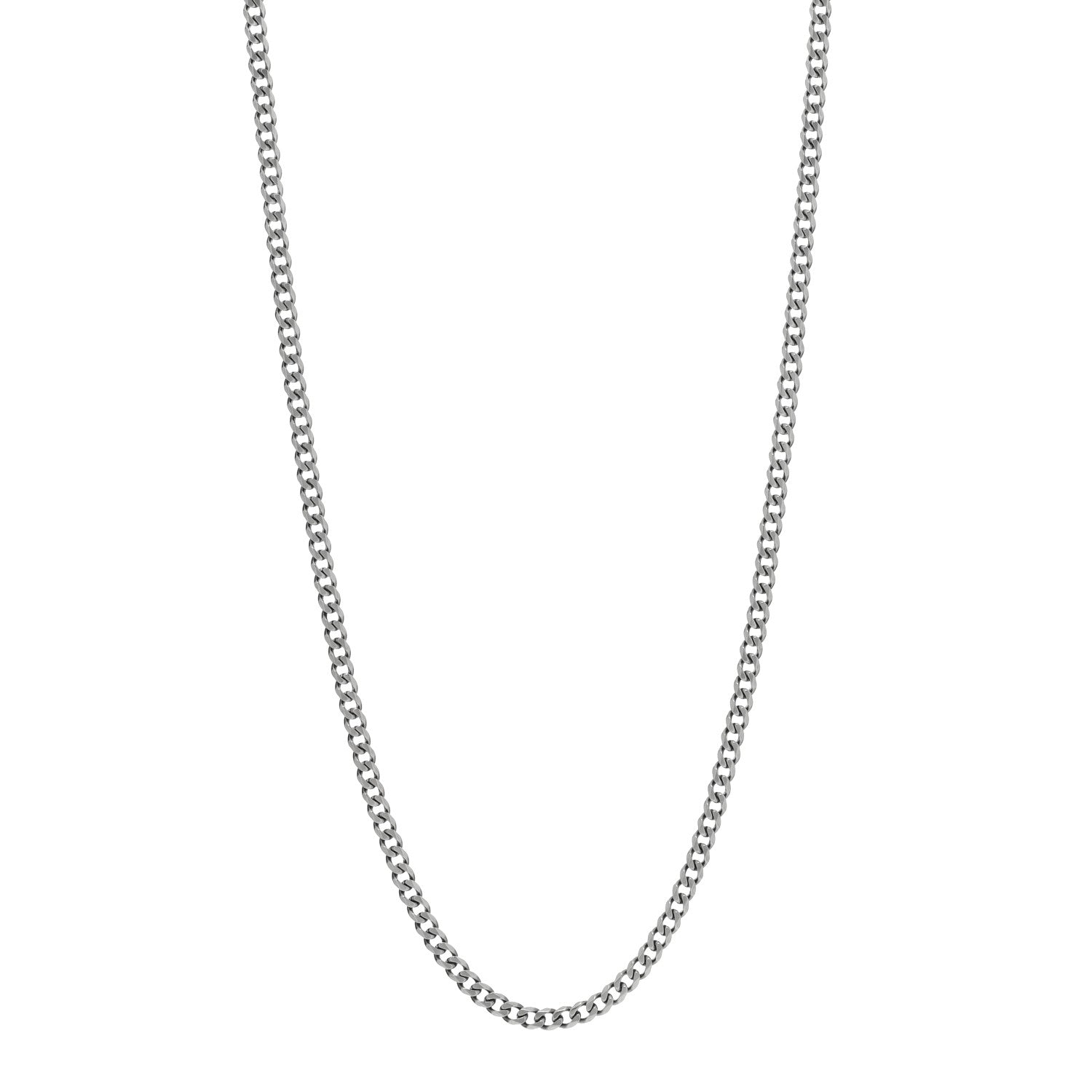 John Hardy Sterling Silver 3.9mm Curb Chain Necklace 22" 1 of 4