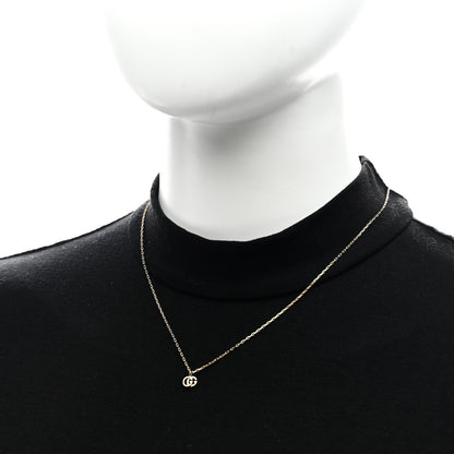 Gucci 18K Yellow Gold Running G Pendant Necklace 2 of 6