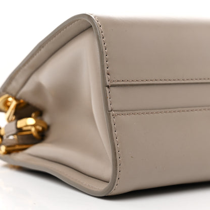 Chloe Shiny Calfskin Mini Annie Shoulder Bag Motty Grey 9 of 13
