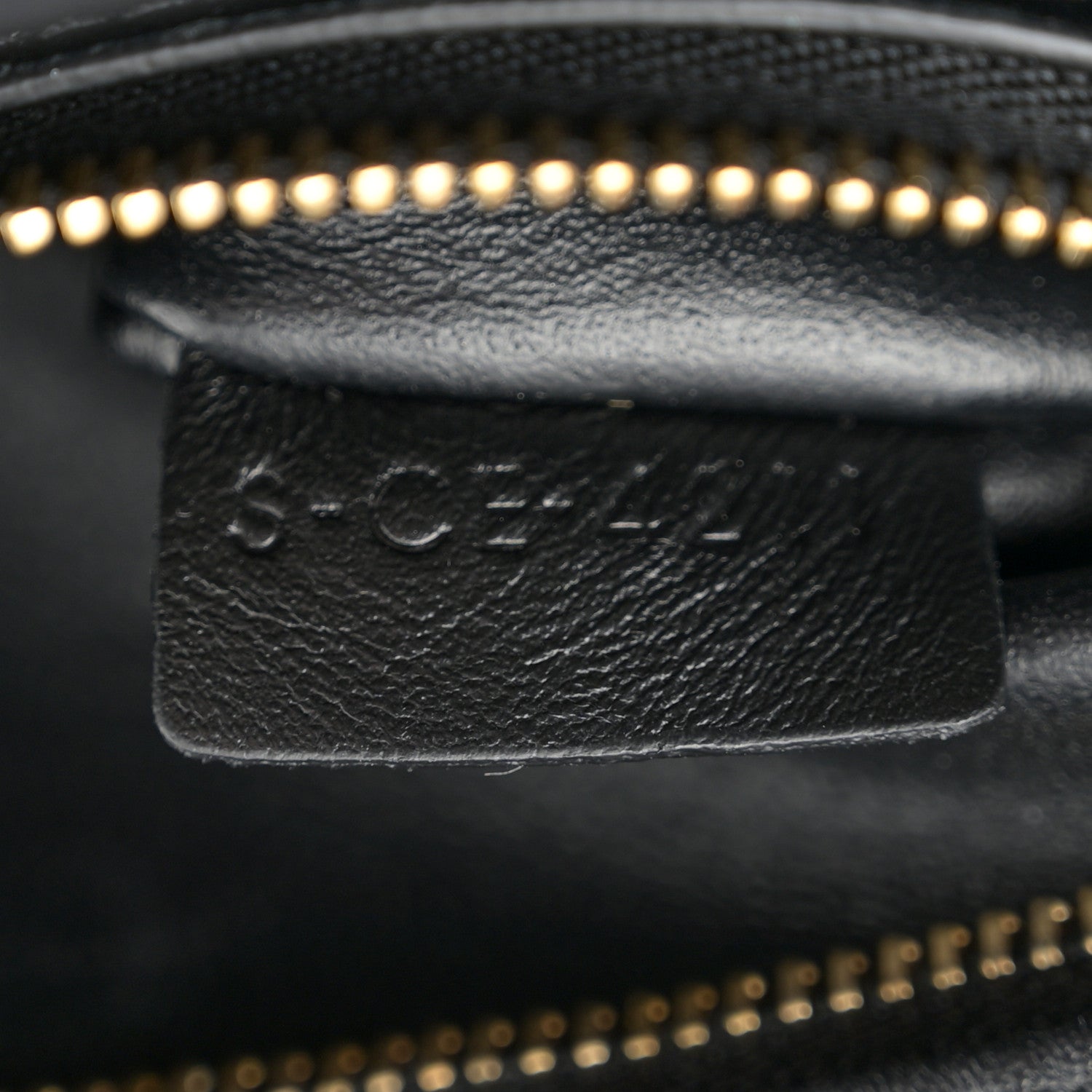 Celine Shiny Calfskin Medium Triomphe Black 8 of 14