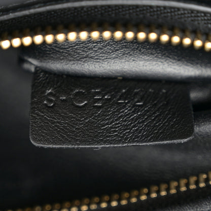 Celine Shiny Calfskin Medium Triomphe Black 8 of 14