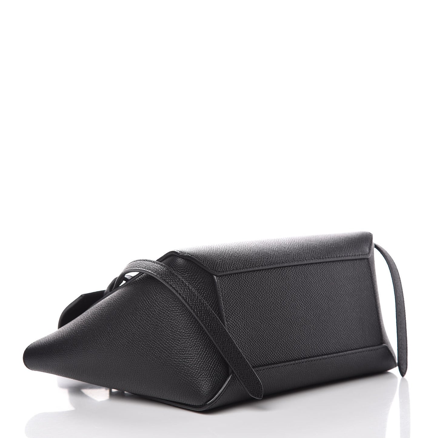 Grained Calfskin Nano Belt Bag Black