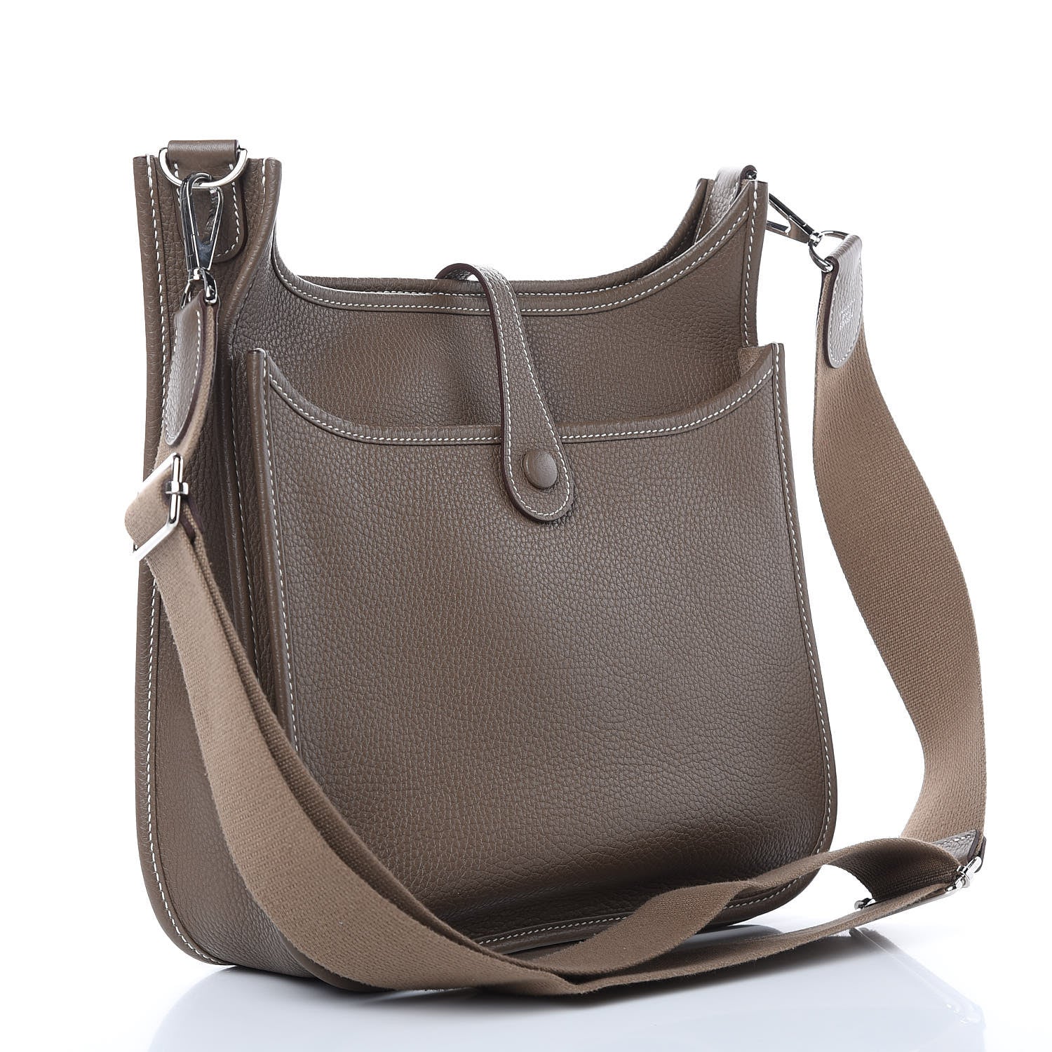 Hermes Taurillon Clemence Evelyne III PM Etoupe 3 of 10