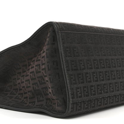 Fendi Zucchino Vitello Shopping Tote Brown 10 of 17