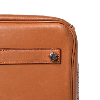 Hermes Barenia Toile Ghillies Birkin 35 Fauve 11 of 16