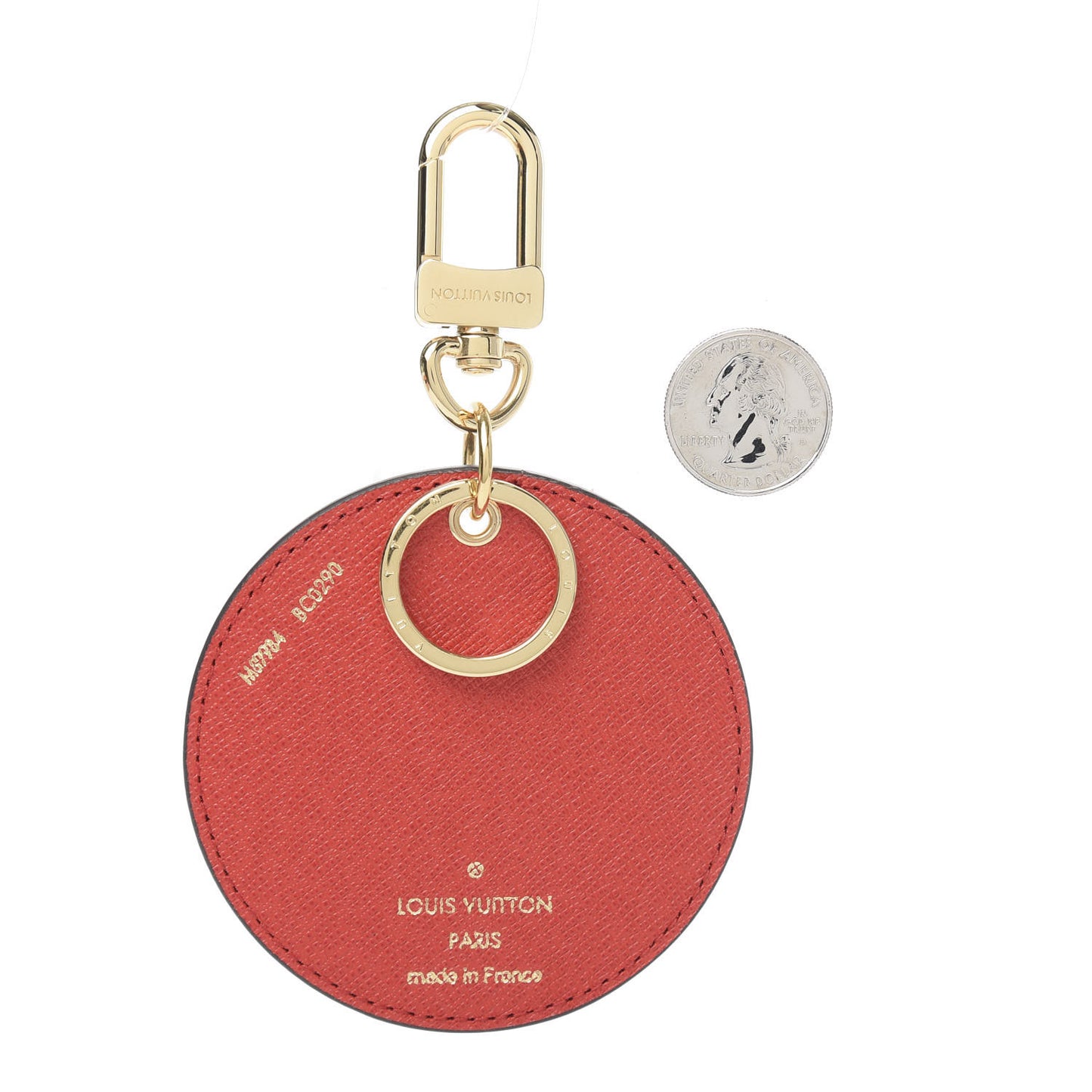 Monogram 2020 Christmas Animation Bumper Cars Bag Charm Key Ring Coquelicot
