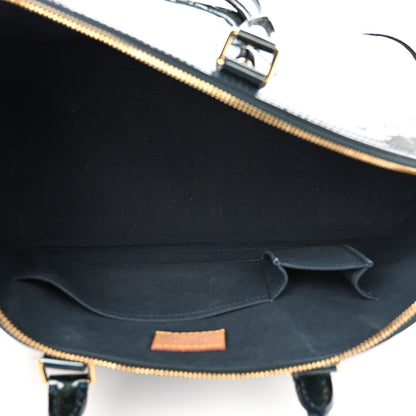 Louis Vuitton Vernis Alma MM Blue Nuit 4 of 9