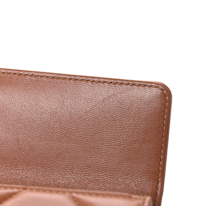 Chanel Lambskin Quilted Chanel 19 Flap Wallet Brown 12 of 18