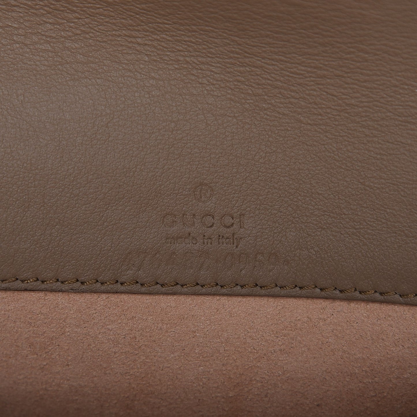 GG Supreme Monogram Super Mini Dionysus Shoulder Bag Taupe
