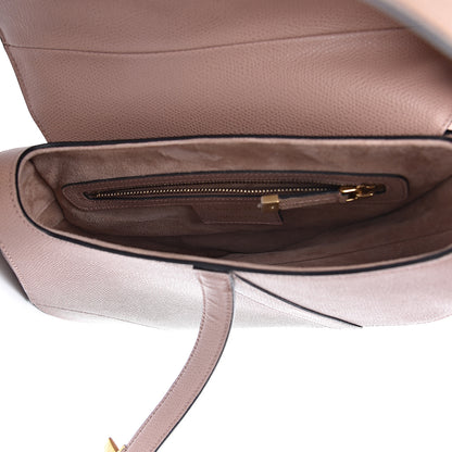 Christian Dior Grained Calfskin Saddle Bag Pink 5 of 14