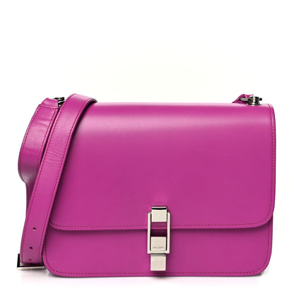 Saint Laurent Smooth Calfskin Le Carre Shoulder Bag Purple 1 of 15