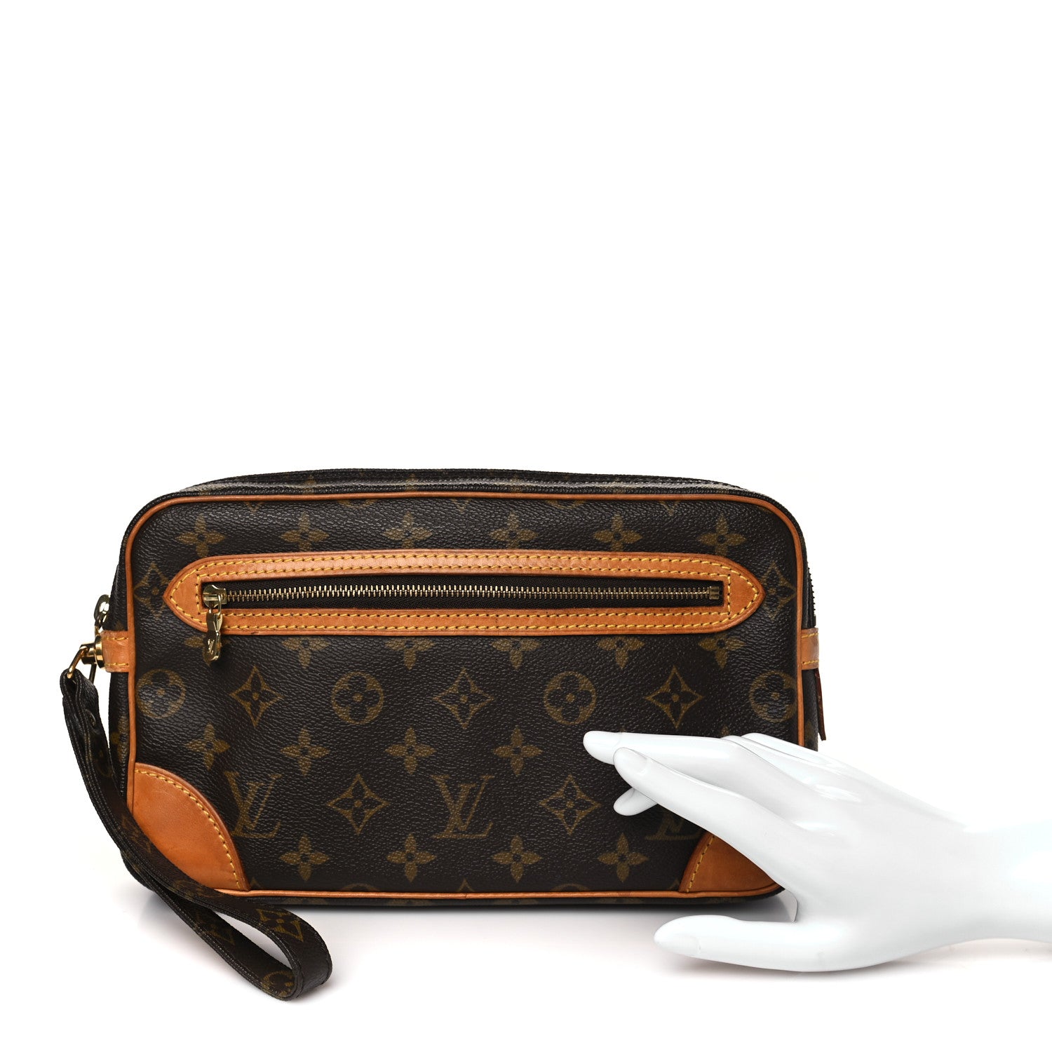 Louis Vuitton Monogram Pochette Marly Dragonne 26 2 of 10
