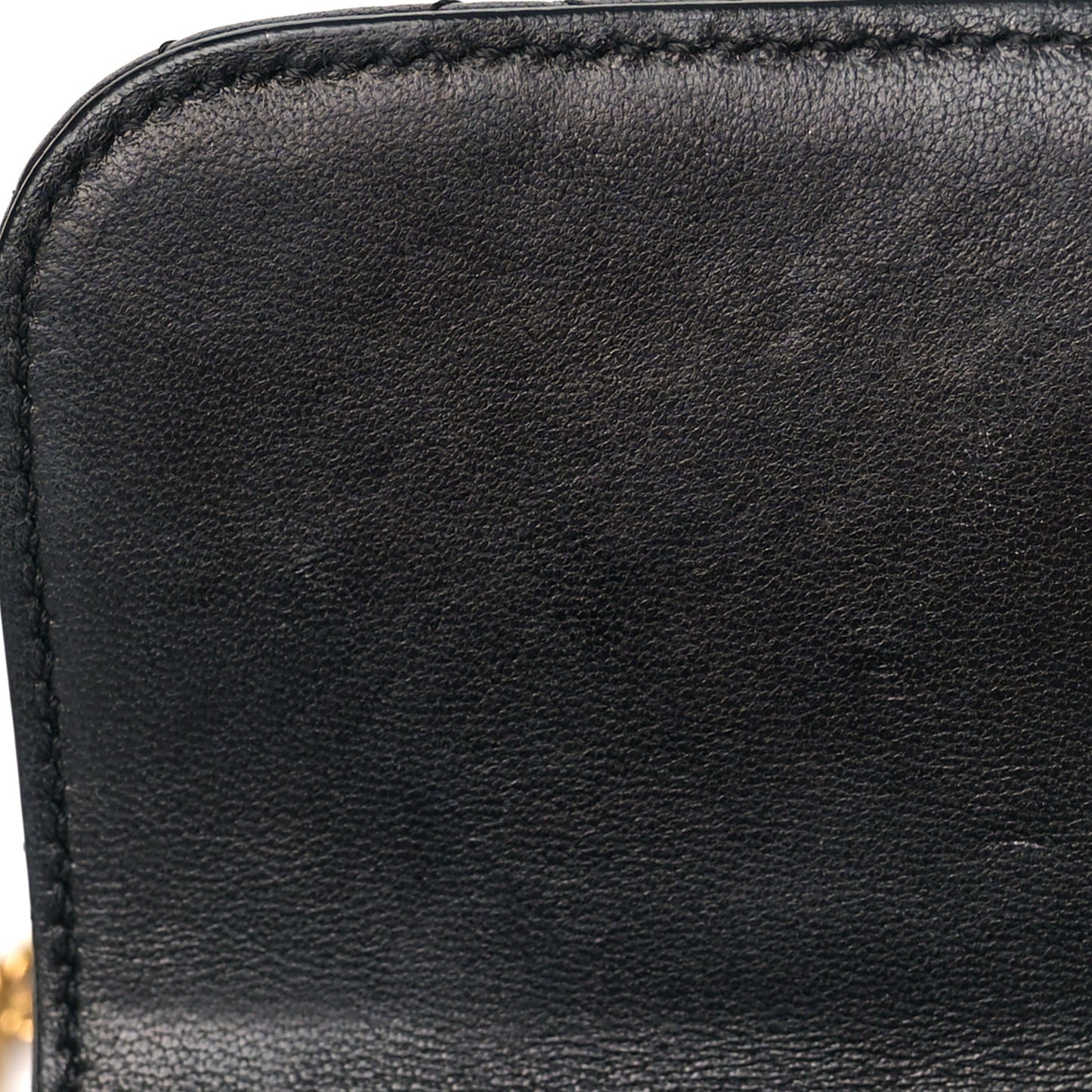 Nappa Quilted Trapuntata Tribute Wallet Chain Crossbody Black