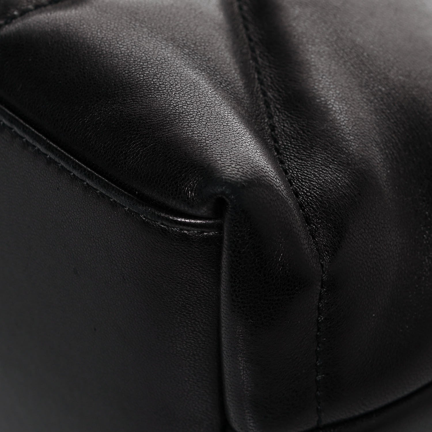 Saint Laurent Lambskin Quilted Small Loulou Puffer Monogram Chain Satchel Black 12 of 12