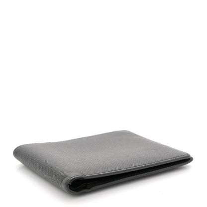 Louis Vuitton Taiga Compact Bi-Fold Wallet Black 4 of 8