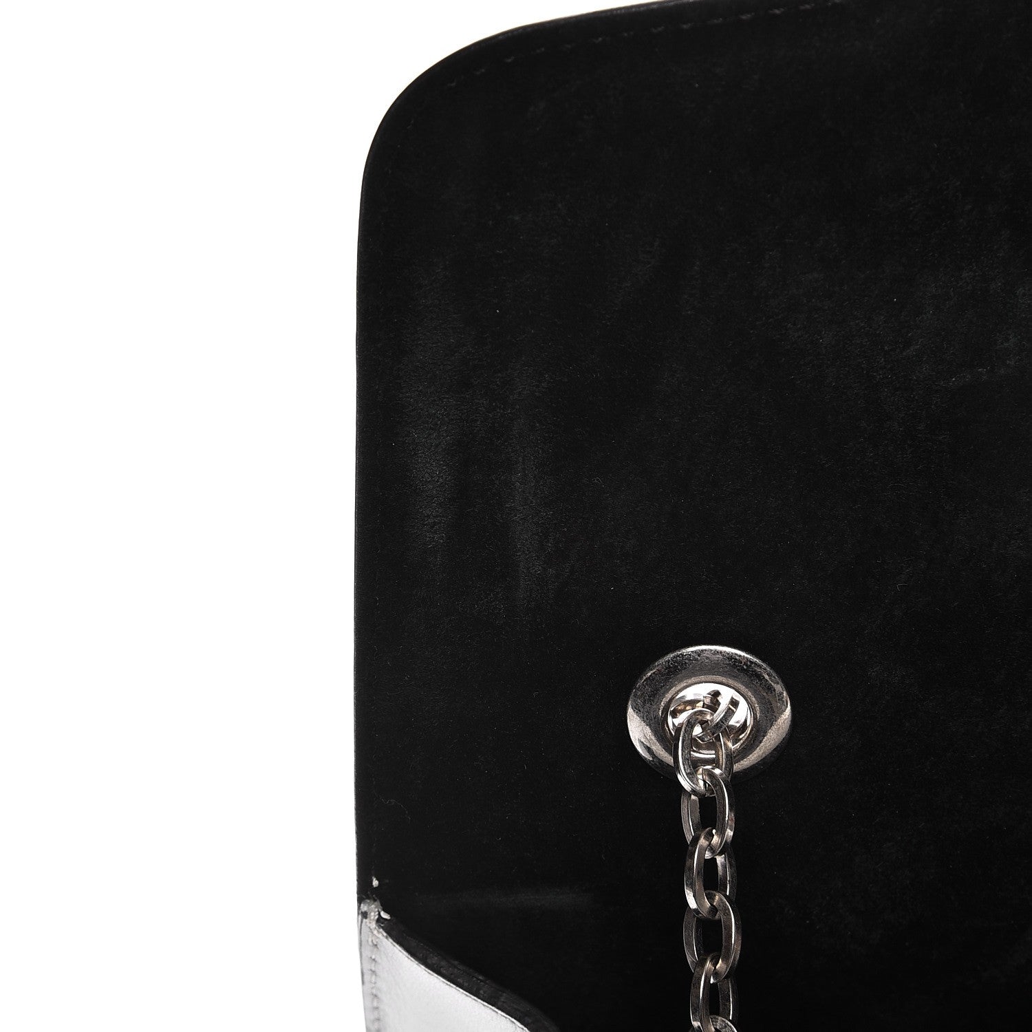 Alexander McQueen Calfskin Heroine Chain Satchel Ivory Black 11 of 16