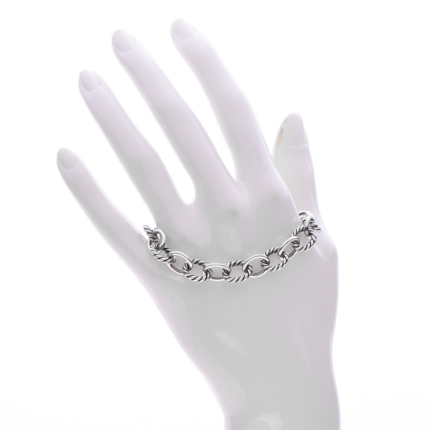 Sterling Silver 10mm Medium Oval Link Bracelet
