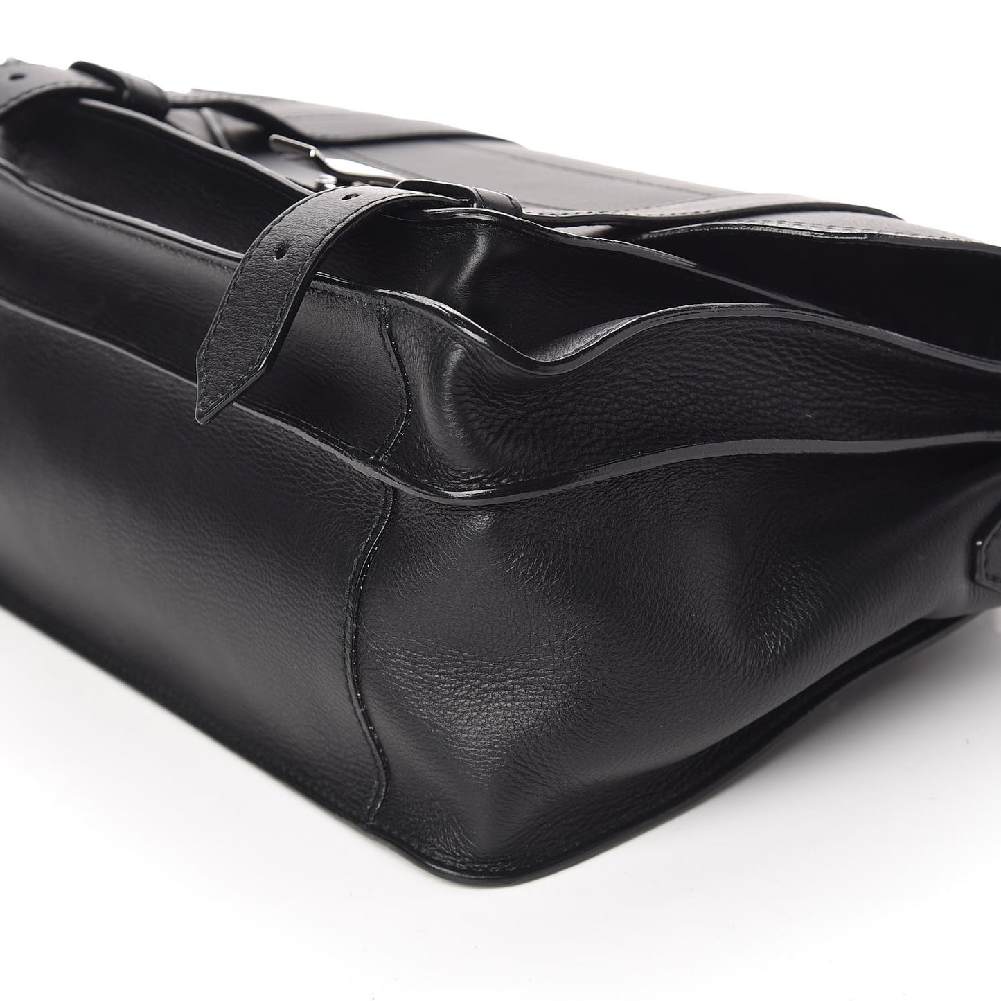 Grained Calfskin Medium PS1 Satchel Black