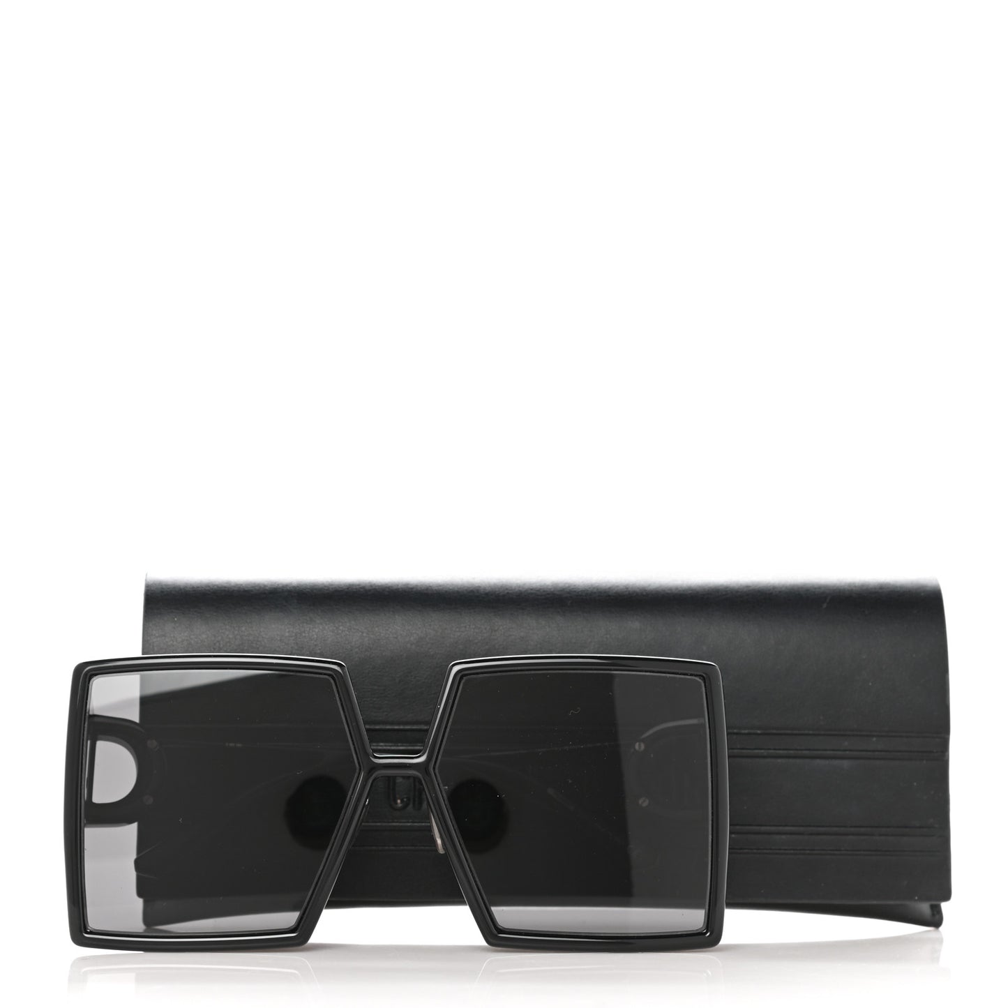 Square 30 Montaigne Sunglasses Black
