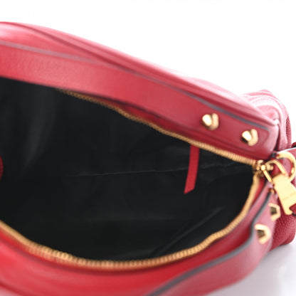 Miu Miu Calfskin Satchel Red 5 of 11