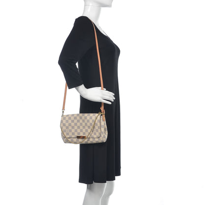 Louis Vuitton Damier Azur Favorite MM 2 of 13