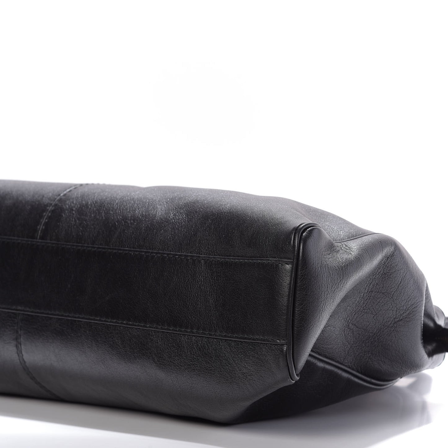 Calfskin Large Re(Belle) Top Handle Bag Black