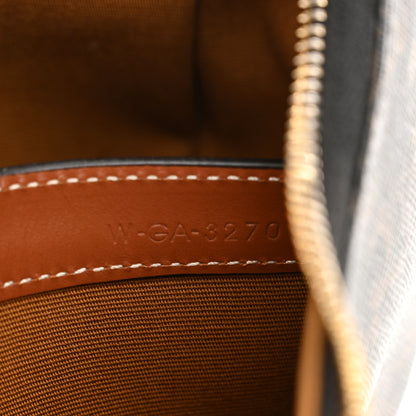 Celine Triomphe Canvas Calfskin Ava Shoulder Bag Tan 7 of 10