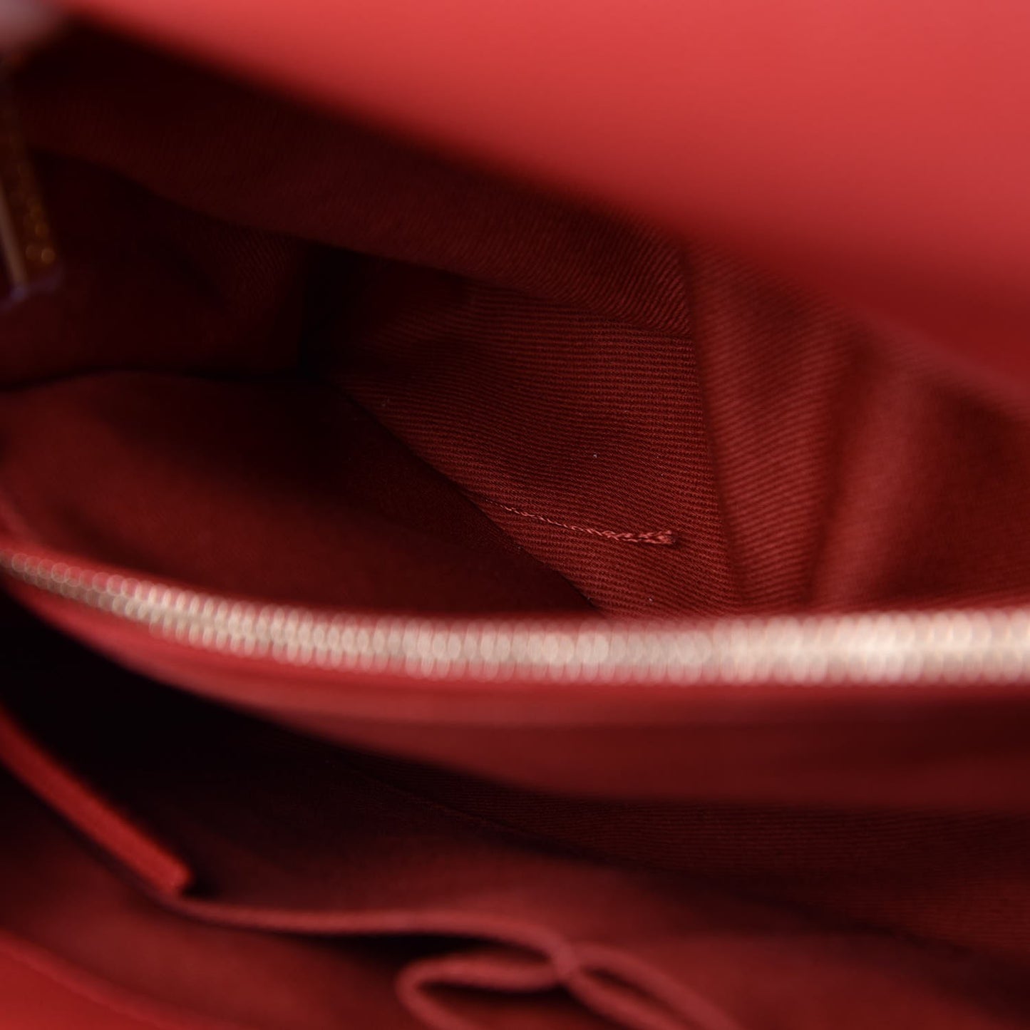 Caviar Quilted Small Coco Handle Flap Red